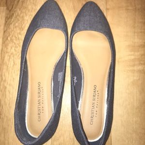 Blue dress flats. 6.5.